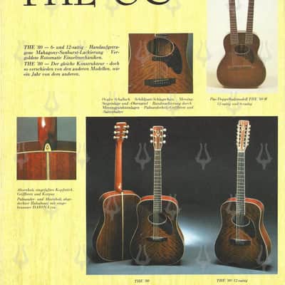 Daion THE '80W Doubleneck (6/12 String) Acoustic Early 1980s - Serial 103471 image 21