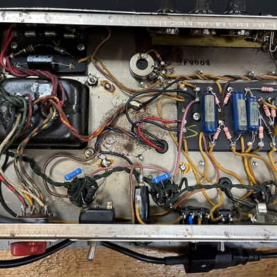 Fender 1964 Bassman Head AA864 and Bandmaster 2x12 Cab image 11