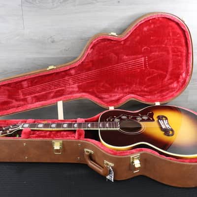 Gibson SJ-200 Original Vintage Sunburst Acoustic Electric Guitar With Original Hardshell Case! image 9