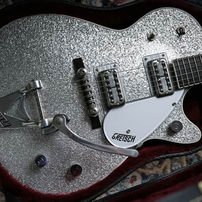 2006 Gretsch G6129T Jet Japanese Silver Sparkle image 11