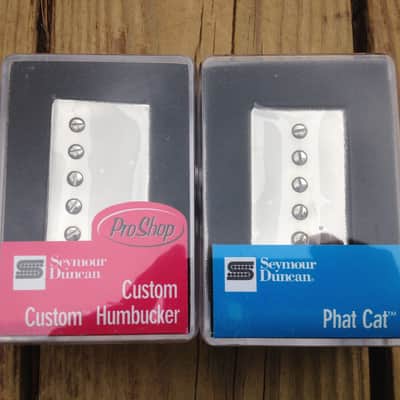 Seymour Duncan SH-11 Custom Custom / SPH90-1N Phat Cat Nickel Guitar Pickup Set image 4