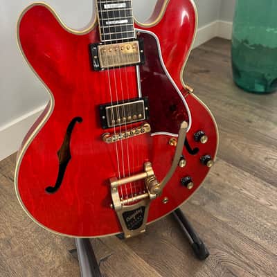 Gibson ES-355 Memphis aged VOS finish - 60's Cherry - Bigsby - Rare  - Limited Run - Exceptional image 17