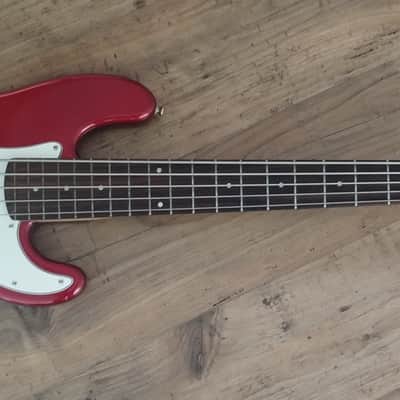 Squier Standard Precision Bass Special V 2000 Cor-Tec Factory - Candy Apple Red image 2