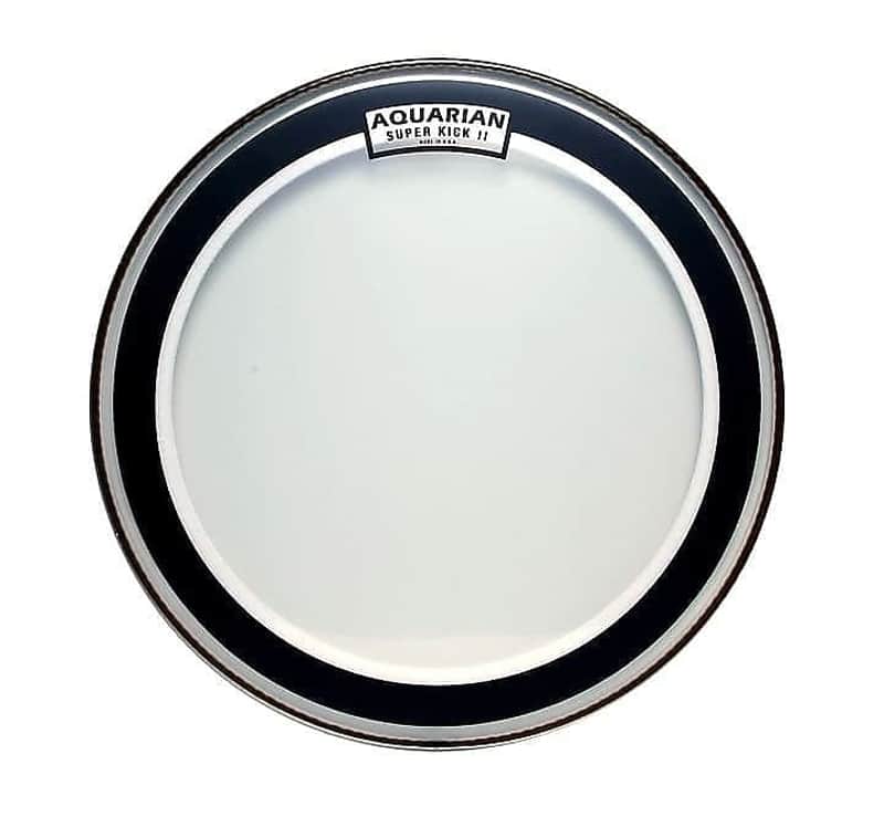 Aquarian SKII18 18" Clear Super Kick II Bass Drum Head image 1