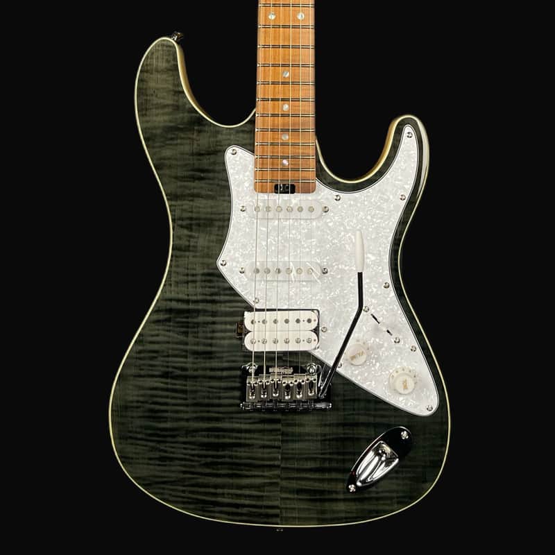 Aria Pro II Hot Rod Collection 714-MK2 Fullerton Black Diamond Electric Guitar image 1