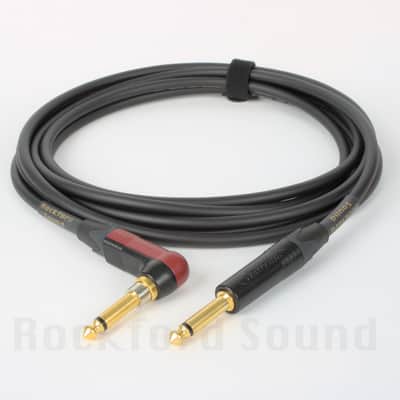 Mogami W2524 Studio Guitar Cable, 12 foot, Silent Right to Straight image 1