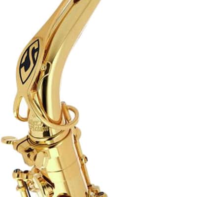 Selmer Super Action 80 Series II Alto Sax - gold lacquer engraved image 2
