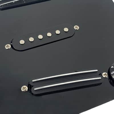Stratocaster Style Loaded SSS Guitar Pickguard and Pickup, Pearl Black image 3