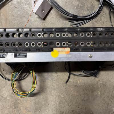 Vintage Longframe TT Bantam Patchbay & Cabling - Recording Studio Broadcast / Military Belden 8451 image 4