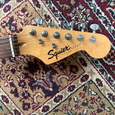 Squier Stratocaster Electric Guitar - Hot Rails Bridge Pickup image 15