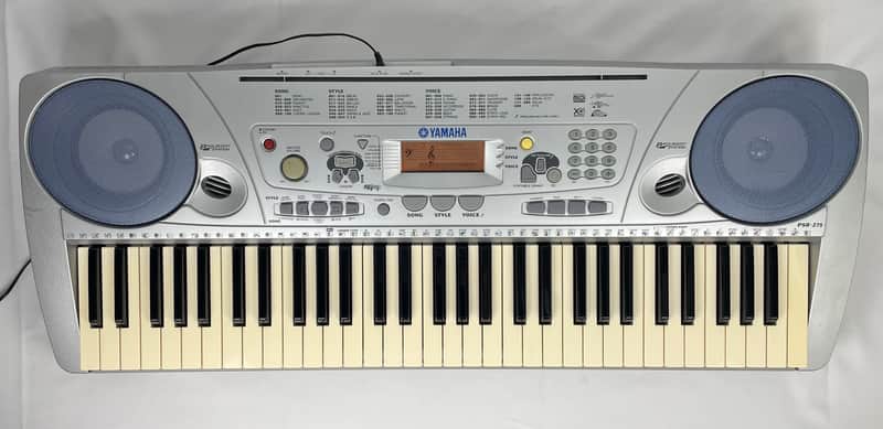 Yamaha PSR-275 Portatone Portable Electronic Keyboard Silver