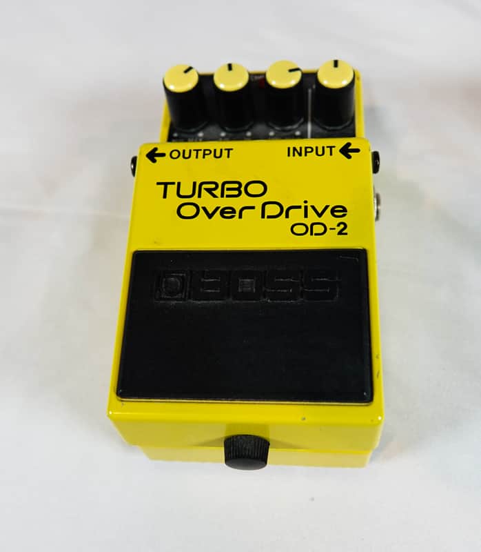 Boss OD-2 Turbo OverDrive (Black Label) 1988 - 1995 - Yellow