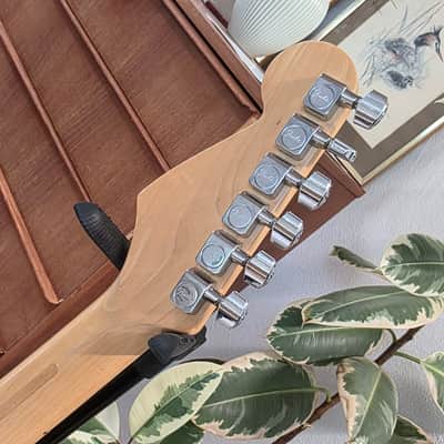 Fender 40th Anniversary American Standard Stratocaster 1993-1994 RARE Custom Color Limited Special Edition FSR CARIBBEAN MIST Time Capsule CASE QUEEN Aqua Marine Ocean Blue Green Turqoise USA Strat Vintage 90s Guitar image 19