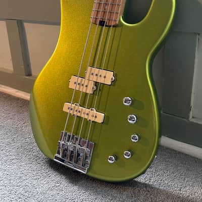 Charvel Pro-Mod San Dimas Bass PJ IV 2021 - Present - Lime Green Metallic image 5