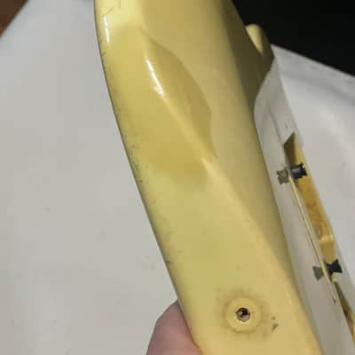 1986 Japan Charvel Jackson Import Model 3 Aged Pearl White Guitar Body Kahler Ready image 7