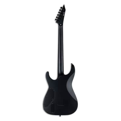 ESP LTD MH-1000 Baritone Electric Guitar - Black Satin - B-Stock image 8