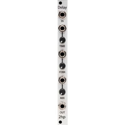 2hp Delay Eurorack Effects Module (Silver) image 1