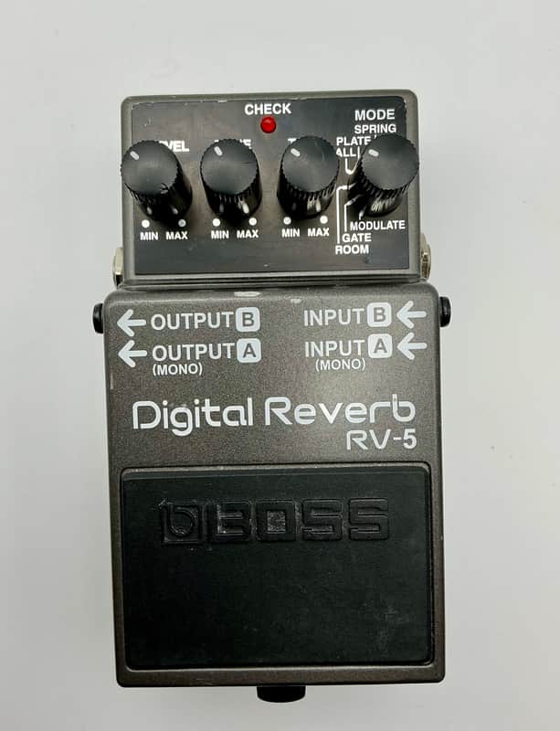 Boss RV-5 Digital Reverb (Dark Gray Label) 2002 - 2015 - Grey image 1