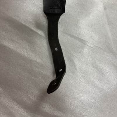 LM Flat Wound BLACK Braided Mandolin STRAP MDB-BK - LEATHER Ends - FIRE SALE image 5