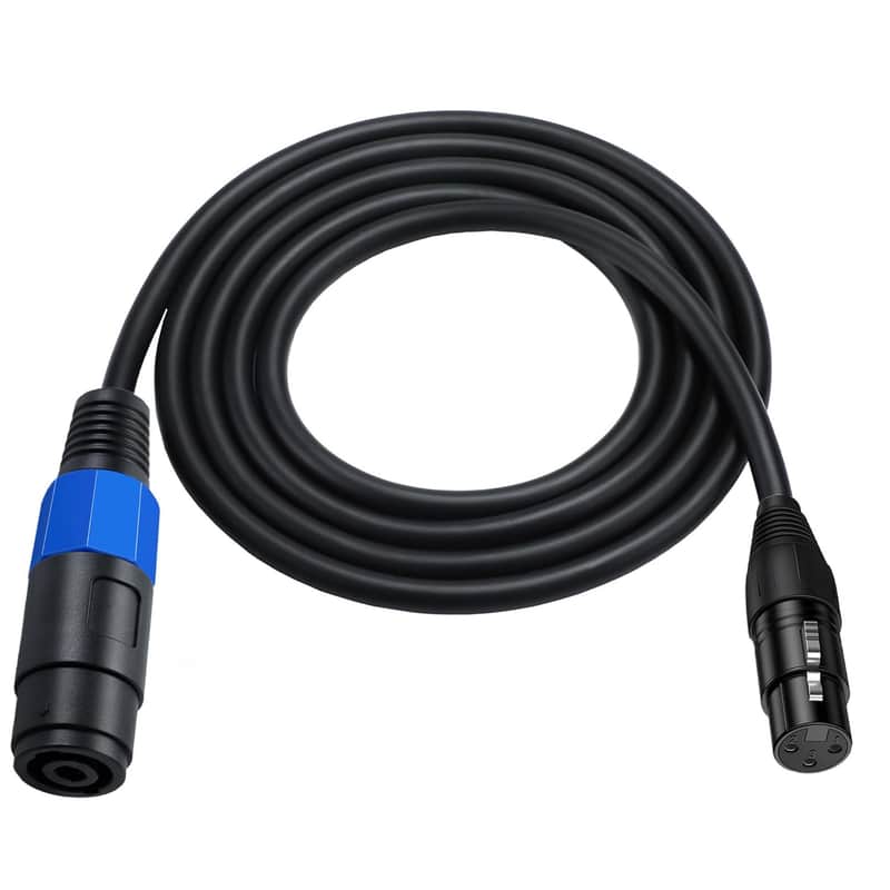 Speakon To Xlr Speaker Cable, Xlr 3 Pin Female To Speakon Female Speaker Audio Adapter For Dj/Pa Speaker Cord With Twist Lock (Speakon To Xlr Female 1.8M/6Feet) image 1