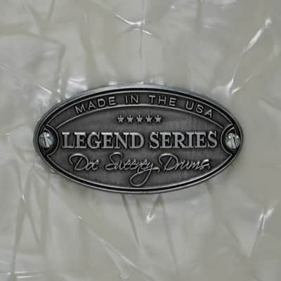 Doc Sweeney 6.5x14" Legend Series Walnut Snare Drum - White Marine Pearl image 2