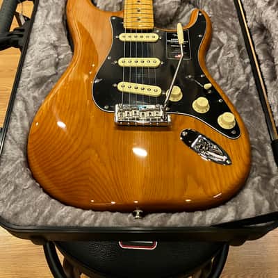 Fender American Professional II Stratocaster Electric Guitar Roasted Pine w/ OHSC image 14