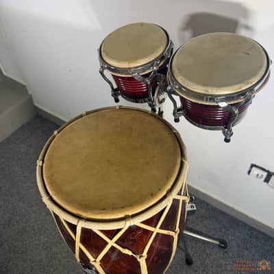 Percussion Bundle (African Drum, Stagg Bongo) image 2
