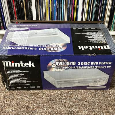 Mintek DVD-3610 3-Disc DVD Player DVD/CD/CD-R/CD-RW/MP3 Silver NEW OPEN BOX ✅ image 4