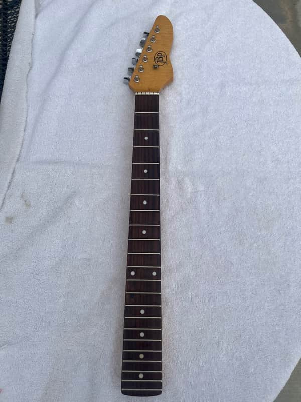 Vintage JB Player Neck Flame Maple w/Rosewood fits Strat or Tele image 1