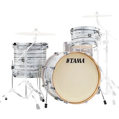Tama Superstar Classic CK32RZS 3 Piece Drum Shell Pack Ice Ash Wrap image 1