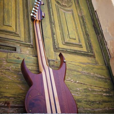 MC Guitars MC-72 | Multiscale | 7 stringer 2016 Natural Walnut image 13