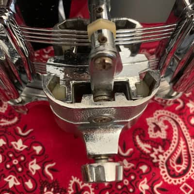 Tama No. 8005 Imperialstar King-Beat Steel 5x14" Snare Drum with Parallel Action Strainer 1977 - 1985 - Chrome Over Steel image 10