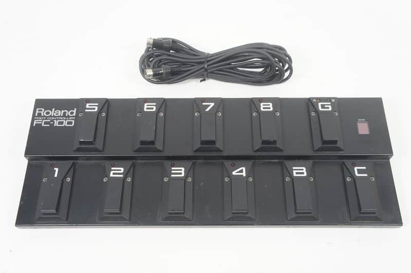 [SALE Ends June 30] Roland FC-100 MIDI Foot Controller RRC Pedal BOSS w/ 3m 6Pin DIN Cable image 1