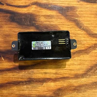 EMG 81-B Active Bridge Humbucker 2010s - Black image 2