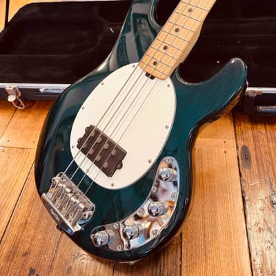 Ernie Ball Music Man StingRay Bass – 2005 (Translucent Teal) image 4