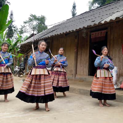“Senh Tien” Coin Clappers Musical Instrument, Vietnamese percussion instrument, Castanet VietNam, royal court music, and traditional dance such as chầu văn, ca trù, and hát chèo. image 8