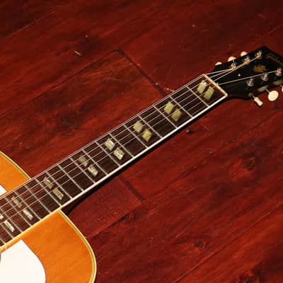 1963 Gibson FJN Folk Jumbo model image 8