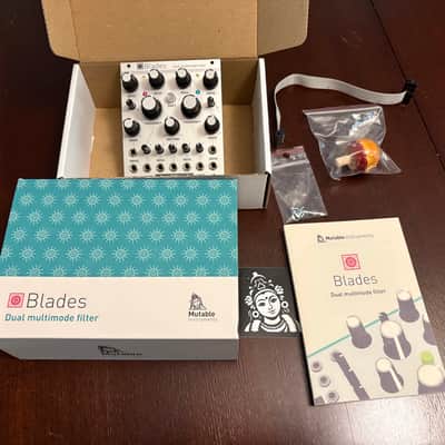 *Original* Mutable Instruments Blades Dual Multimode Filter 2020 - Present - Silver - Like New image 1