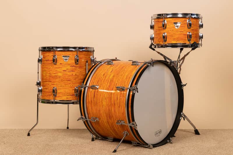 1970s Ludwig Standard Mod Orange Drum Set Bild 1