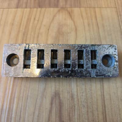 Vintage 1970's Gibson Harmonica Guitar Bridge! image 4
