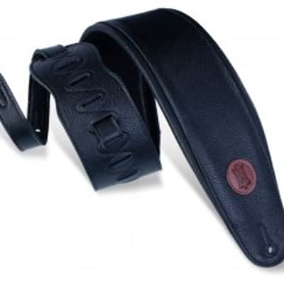 Levy's MSS2-4-BLK 4.5" Garment Leather Bass Strap image 3
