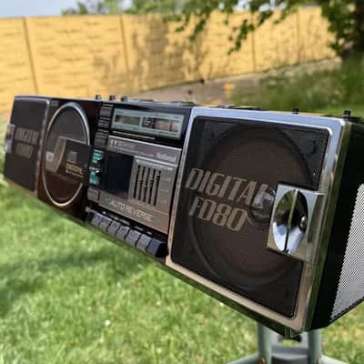 National RX-PC8 Rare Vintage Stereo System Warranty Tested Working Boombox image 12