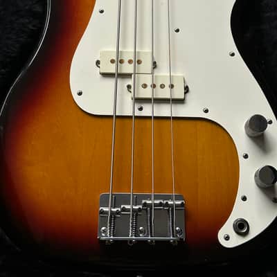 1983 Fender USA Precision Bass Sunburst with Papers & Case image 3