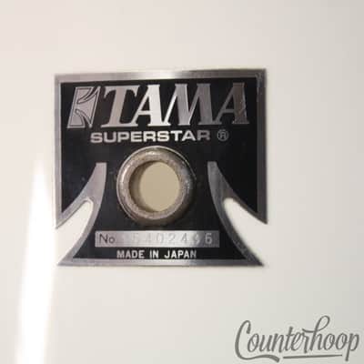*Tama 14x13" Superstar"Piano White"Rack Tom Drum Made In Japan Vintage 80s Star* image 2