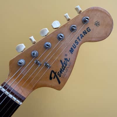 1974 Fender Mustang 3-Tone Sunburst image 5