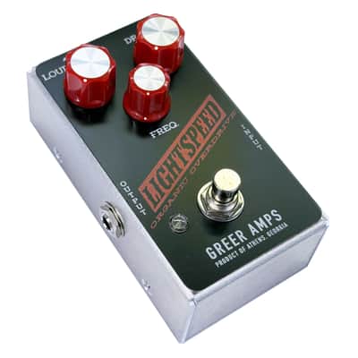 Greer Amps Lightspeed Organic Natural Overdrive Gameday Black
