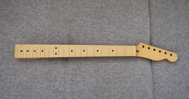 Warmoth Lic. By Fender Telecaster Neck roasted maple image 1