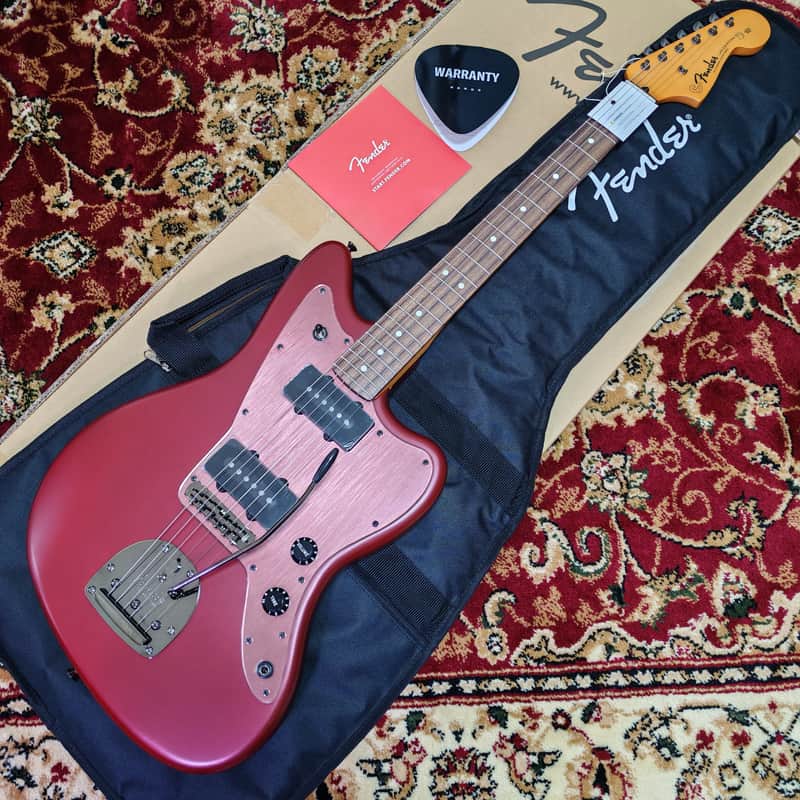 *NEW IN BOX* 2026 Fender Japan Hybrid II Jazzmaster Satin Metallic, Matte Inferno Red - MIJ JD26 image 1