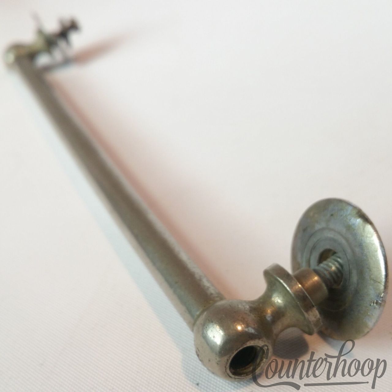 Ludwig 1x Tube Lug 6 3/4"Nickel Marching Snare Tenor Tom Drum Chicago Vintage30s — main photograph