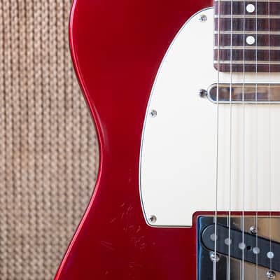 2006 Fender USA American Standard Telecaster - in Chrome Red image 9